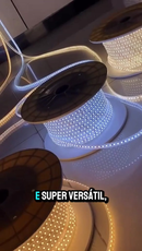 1 a 10 Metros Fita Mangueira Led 5050 Branco Frio/Quente 110v/220v de + Fonte de Alimentação/Rabicho