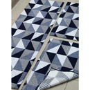Jogo de passadeira de cozinha tapete em jacquard antiderrapante 3 peças decoração impecável