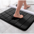 Kit com 2 Tapete Antiderrapante Absorvente Banheiro Quarto Macio Soft Secagem Rapida 60x40