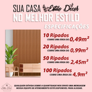 KIT ATÉ 50 PLACAS Painel Ripado MDF Autocolante Madeira 45x11cm Revestimento MDF de Parede - ENVIO FULL