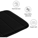 Kit com 2 Tapete Antiderrapante Absorvente Banheiro Quarto Macio Soft Secagem Rapida 60x40