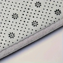 Kit com 2 Tapete Antiderrapante Absorvente Banheiro Quarto Macio Soft Secagem Rapida 60x40