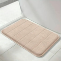 Kit com 2 Tapete Antiderrapante Absorvente Banheiro Quarto Macio Soft Secagem Rapida 60x40