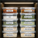 Kit 10 Marmitas com Travas 900ml BPAFREE Pote Plástico Freezer Microondas Fitness Refeição Alimento