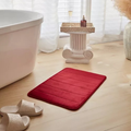 Kit com 2 Tapete Antiderrapante Absorvente Banheiro Quarto Macio Soft Secagem Rapida 60x40