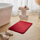 Kit com 2 Tapete Antiderrapante Absorvente Banheiro Quarto Macio Soft Secagem Rapida 60x40