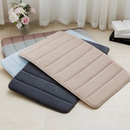Kit com 2 Tapete Antiderrapante Absorvente Banheiro Quarto Macio Soft Secagem Rapida 60x40