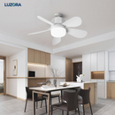 Ventilador de Teto com Luz Silencioso Controle Remoto Economica Instalação Fácil LED Bivolt E27